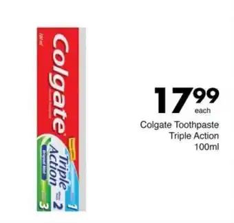 Save Colgate Toothpaste Triple Action offer