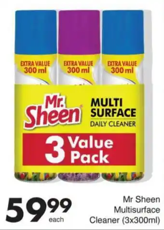 Save Mr Sheen Multisurface Cleaner offer