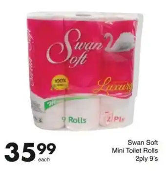 Save Swan Soft Mini Toilet Rolls offer