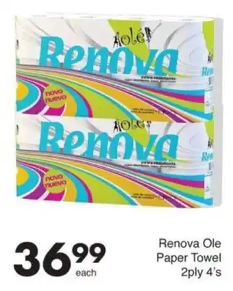 Save Renova Ole Paper Towel offer