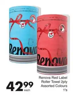 Save Renova Roller Towel Assorted offer
