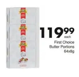 Save Hyper First Choice Butter Portions offer