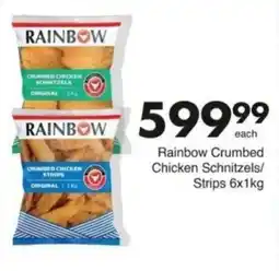 Save Hyper Rainbow Crumbed Chicken Schnitzels/Strips offer