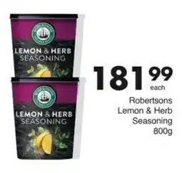 Save Hyper Robertsons Lemon & Herb Seasoning offer