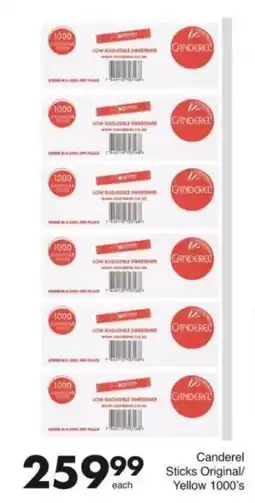 Save Hyper Canderel Sticks Original/ Yellow 1000's offer
