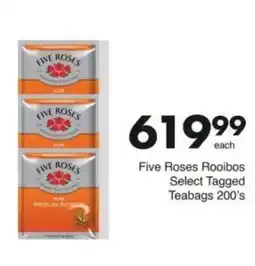 Save Hyper Five Roses Rooibos Select Tagged Teabags offer