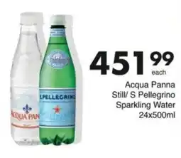 Save Hyper Acqua Panna Still/ S Pellegrino Sparkling Water offer