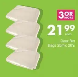Save Hyper Clear Bin Bags offer