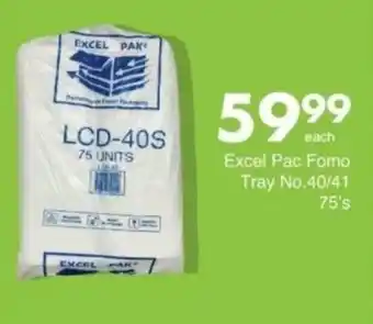 Save Hyper Excel Pac Fomo Tray offer