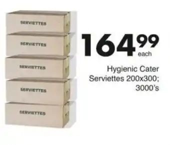 Save Hyper Hygienic Cater Serviettes offer
