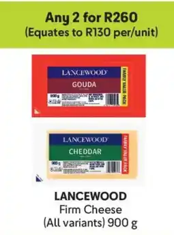 Makro Lancewood Firm Cheese offer