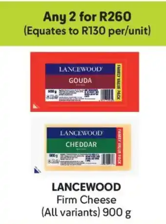 Lancewood Firm Cheese