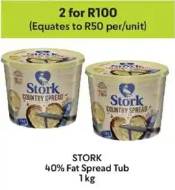 Makro Stork 40% Fat Spread Tub offer