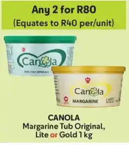 Makro Canola Margarine Tub Original, Lite or Gold offer