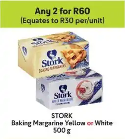 Makro Stork Baking Margarine Yellow or White offer