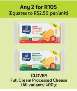 Makro Clover Full Cream Processed Cheese offer