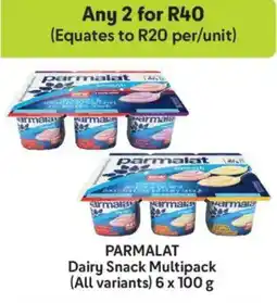 Makro Parmalat Dairy Snack Multipack offer