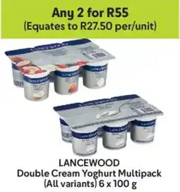 Makro Lancewood Double Cream Yoghurt Multipack offer