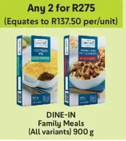 Makro DINE-IN Family Meals offer
