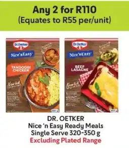 Makro Dr. Oetker Nice 'n Easy Ready Meals offer