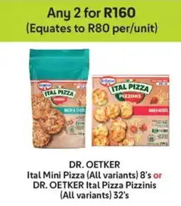 Makro Dr. Oetker Ital Mini Pizza or Dr. Oetker Ital Pizza Pizzinis offer