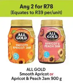 Makro All Gold Smooth Apricot or Apricot & Peach Jam offer