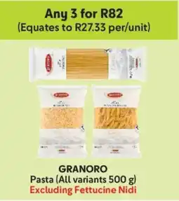 Makro Granoro Pasta offer