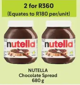 Makro NUTELLA Chocolate Spread offer