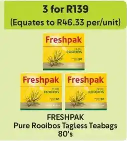 Makro Freshpak Pure Rooibos Tagless Teabags 80's offer