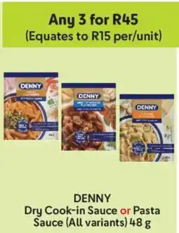 Makro Denny Dry Cook-in Sauce or Pasta Sauce offer