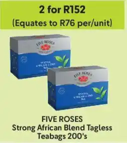 Makro Five Roses Strong African Blend Tagless Teabags offer
