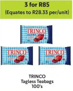 Makro Trinco Tagless Teabags offer
