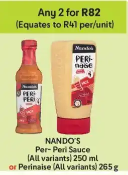 Makro Nando's Peri-Peri Sauce or Perinaise offer