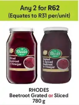 Makro Rhodes Beetroot Grated or Sliced offer
