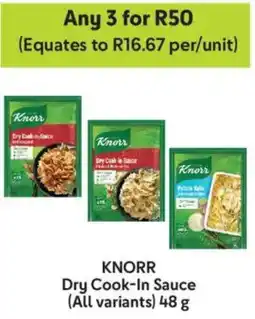 Makro Knorr Dry Cook-In Sauce offer
