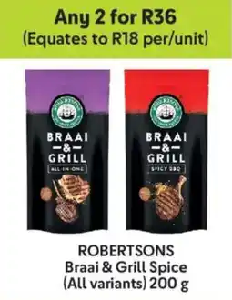 Makro Robertsons Braai & Grill Spice offer