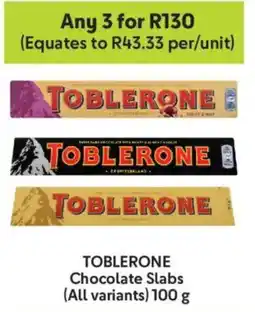 Makro Toblerone Chocolate Slabs offer