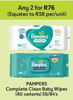 Makro Pampers Complete Clean Baby Wipes offer