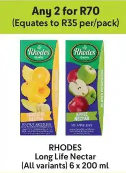 Makro Rhodes Long Life Nectar offer