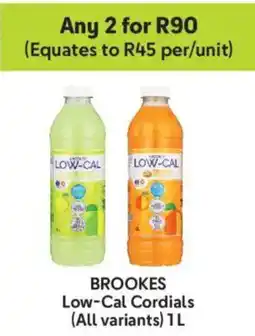Makro Brookes Low-Cal Cordials offer