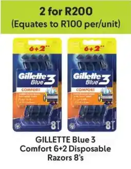 Makro Gillette Blue 3 Comfort Disposable Razors offer