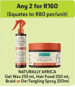 Makro Naturally Africa Gel Wax, Hair Food, Braid or De-Tangling Spray offer