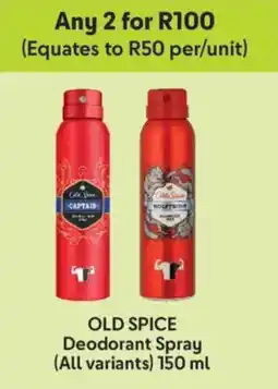 Makro Old Spice Deodorant Spray offer
