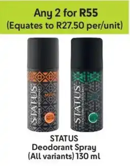 Makro Status Deodorant Spray offer