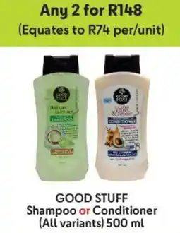Makro Good Stuff Shampoo or Conditioner offer