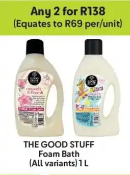 Makro The good stuff foam bath offer