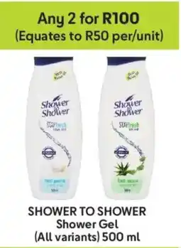 Makro Shower to Shower Shower Gel offer
