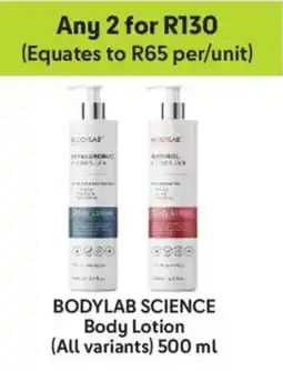 Makro Bodylab Science Body Lotion offer