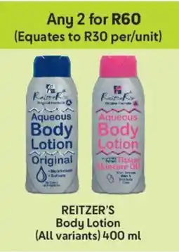 Makro Reitzer's Body Lotion offer