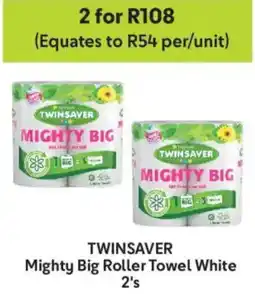 Makro Twinsayer Mighty Big Roller Towel White offer